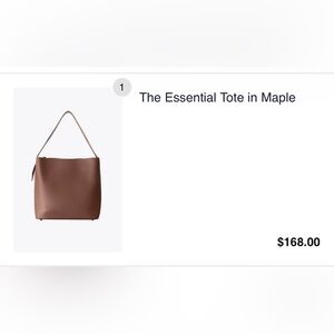 BEIS Essential Tote in Maple